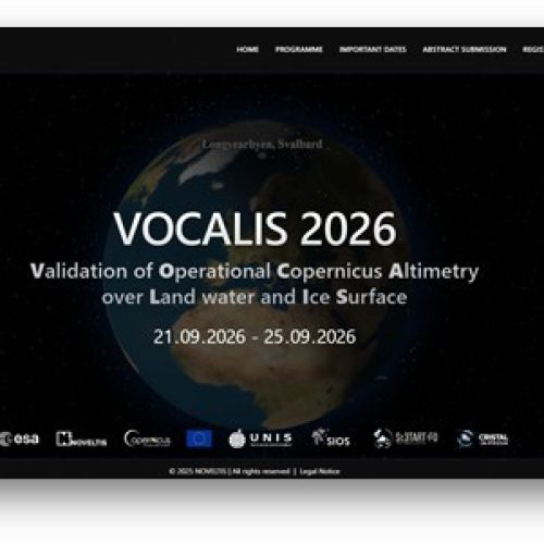 Save the Date! VOCALIS workshop, 21–25 September 2026, Svalbard
